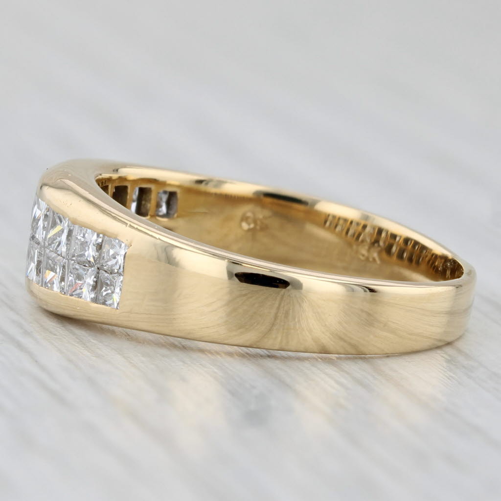 0.59ctw Diamond Ring 18k Yellow Gold Size 8.5 Wedding Band
