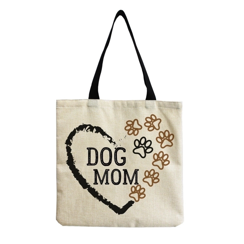 Women's Minimalist Letter Shopping Bags
