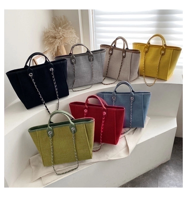 Women's Medium All Seasons Canvas Fashion Tote Bag