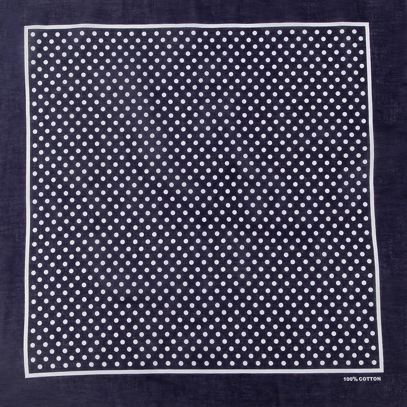 Women's Streetwear Round Dots Cotton Kerchief
