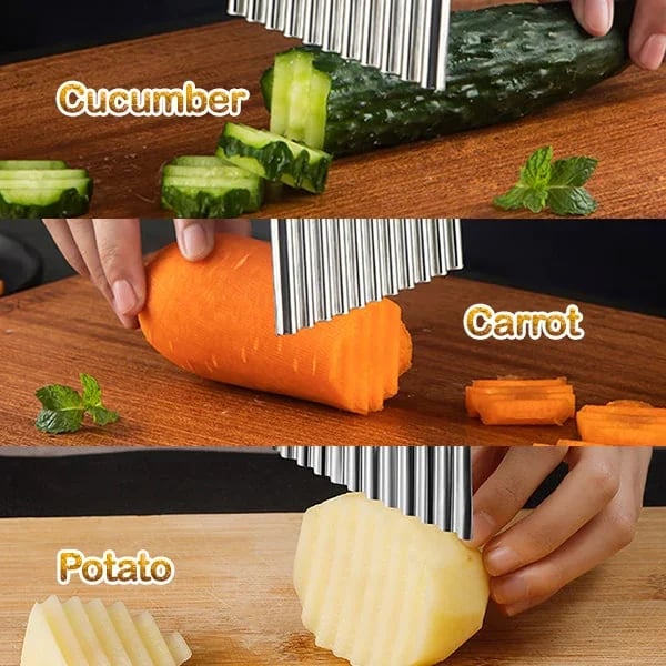 🔥Hot Sale🔥Professional Potato Crinkle Cutter