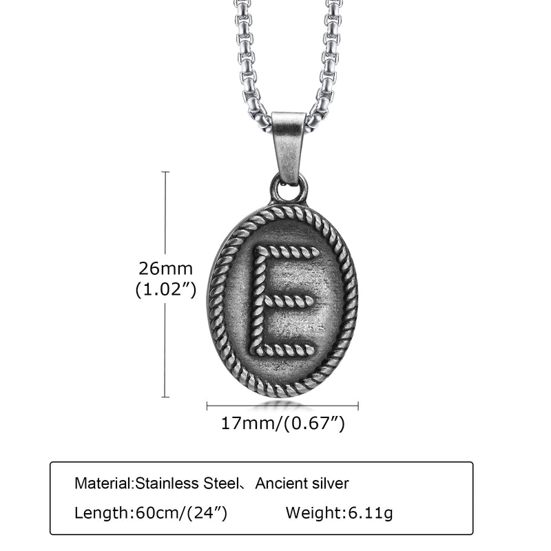 304 Stainless Steel Vintage Style Minimalist Classic Style Plating Letter