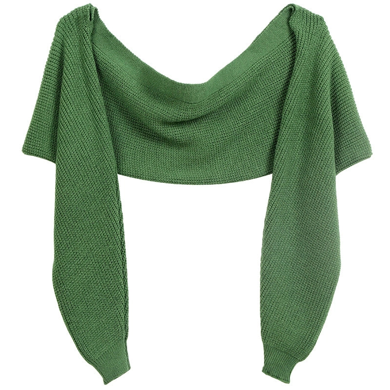 Unisex Casual Minimalist Solid Color Acrylic Shawl