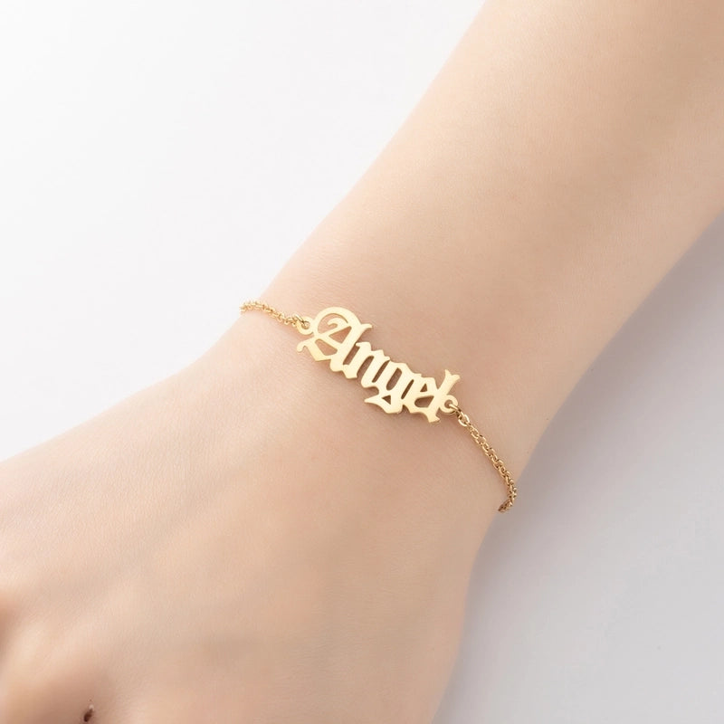 Minimalist Geometric Titanium Steel Bracelets Plating No Inlaid Stainless Steel Bracelets