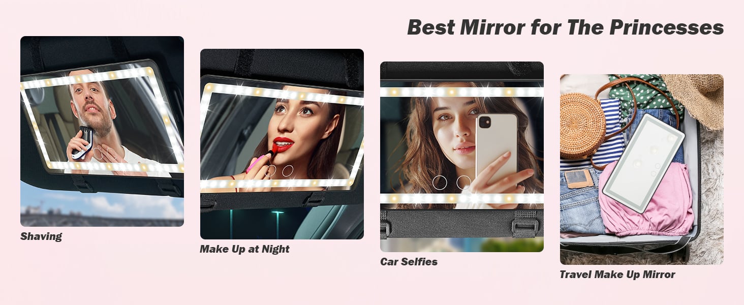 Sun Visor Makeup Mirror