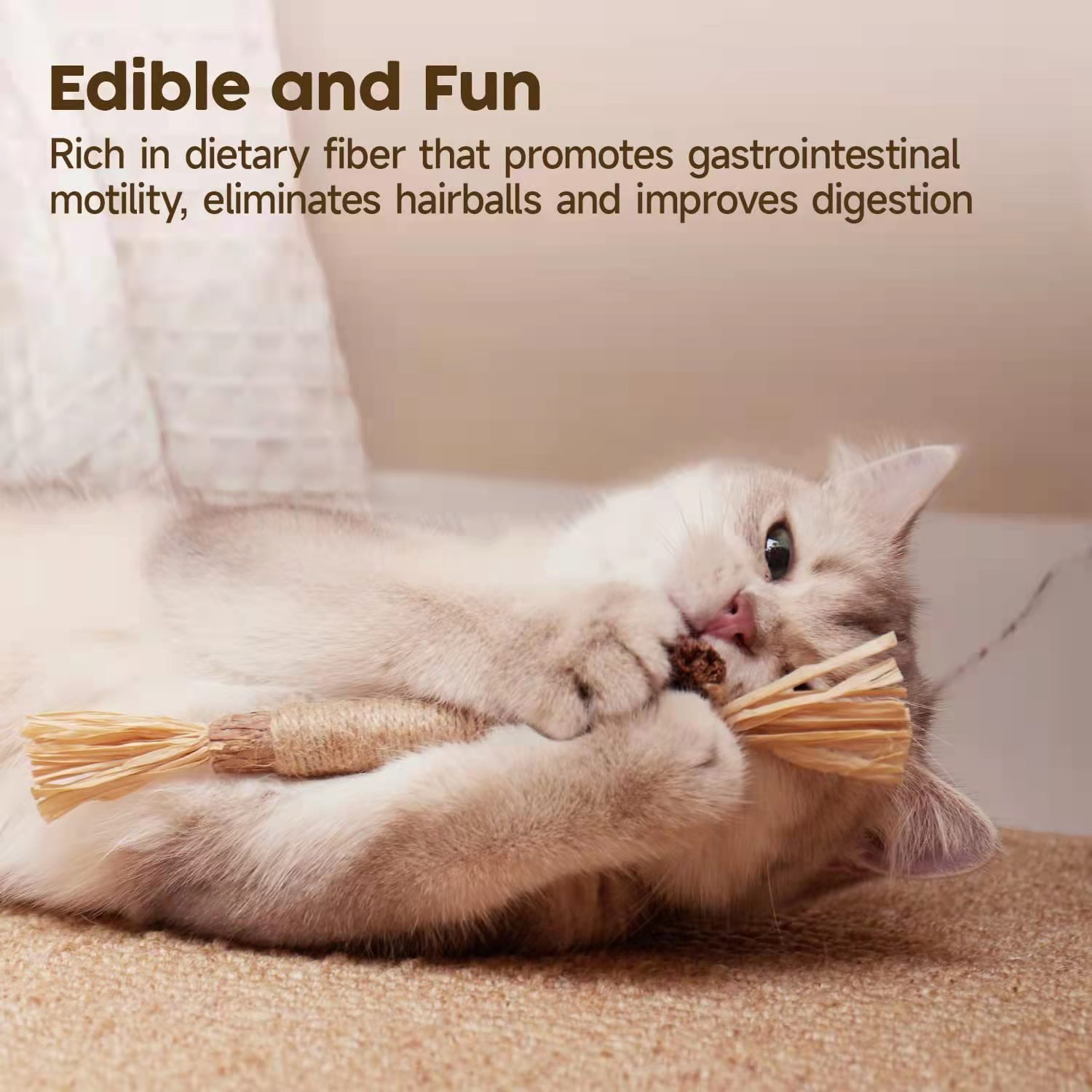 (🔥BIG SALE)Natural Silvervine Stick Cat Chew Toy--buy 5 get 5 free & free shipping10pcs