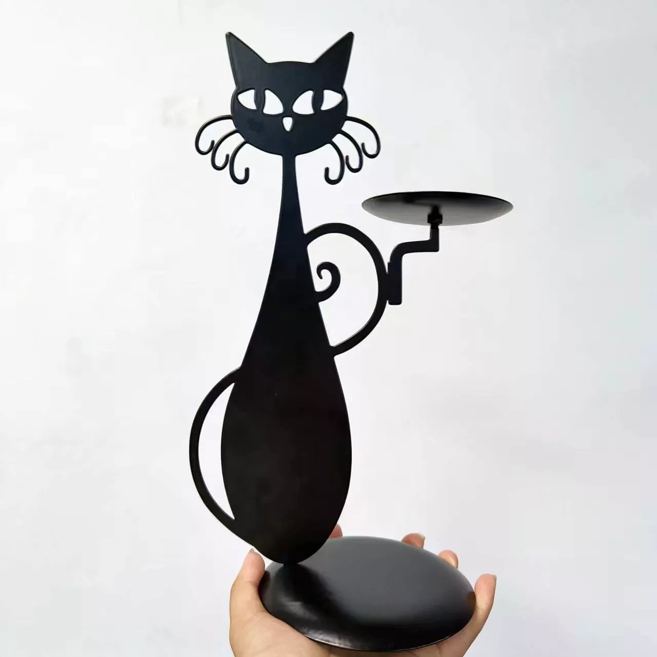 🔥Hot Selling | 48% OFF😺Black Cat Candle Holder