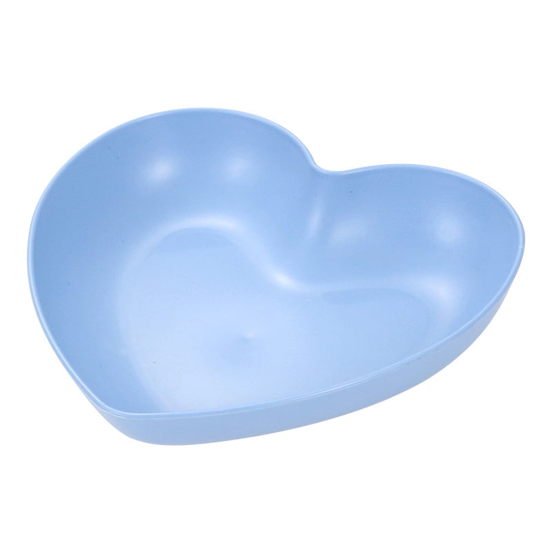 Source Creative Thickened Plastic Peach Heart-shaped Bone-spitting Plate Dist Plate Fruit Plate Nut Snack Plate