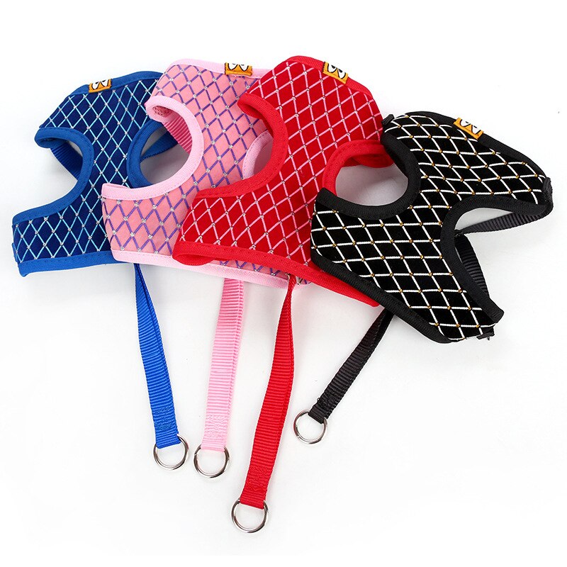 Rhinestone Mesh Dog Harness