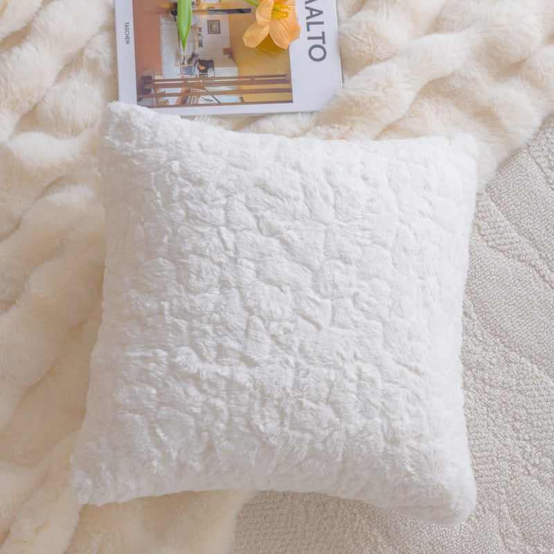 Cute Letter Flower Dutch Velvet Throw Pillow Pillow Cases Couch & Sofa Decor