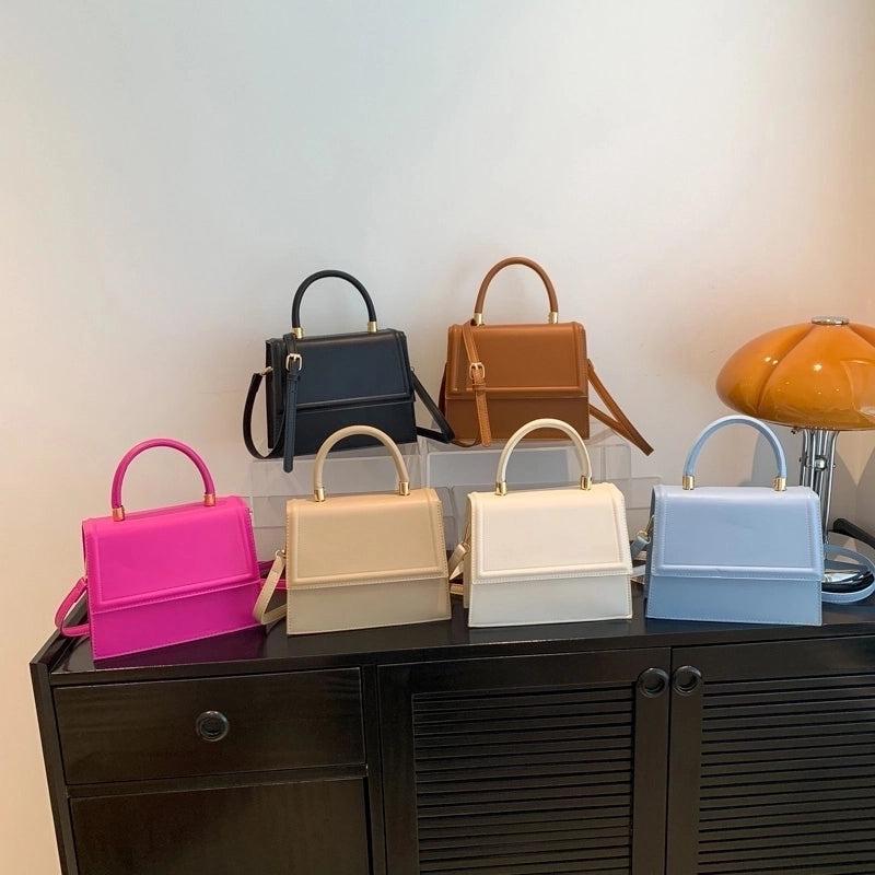 Women's All Seasons Pu Leather Classic Style Handbag