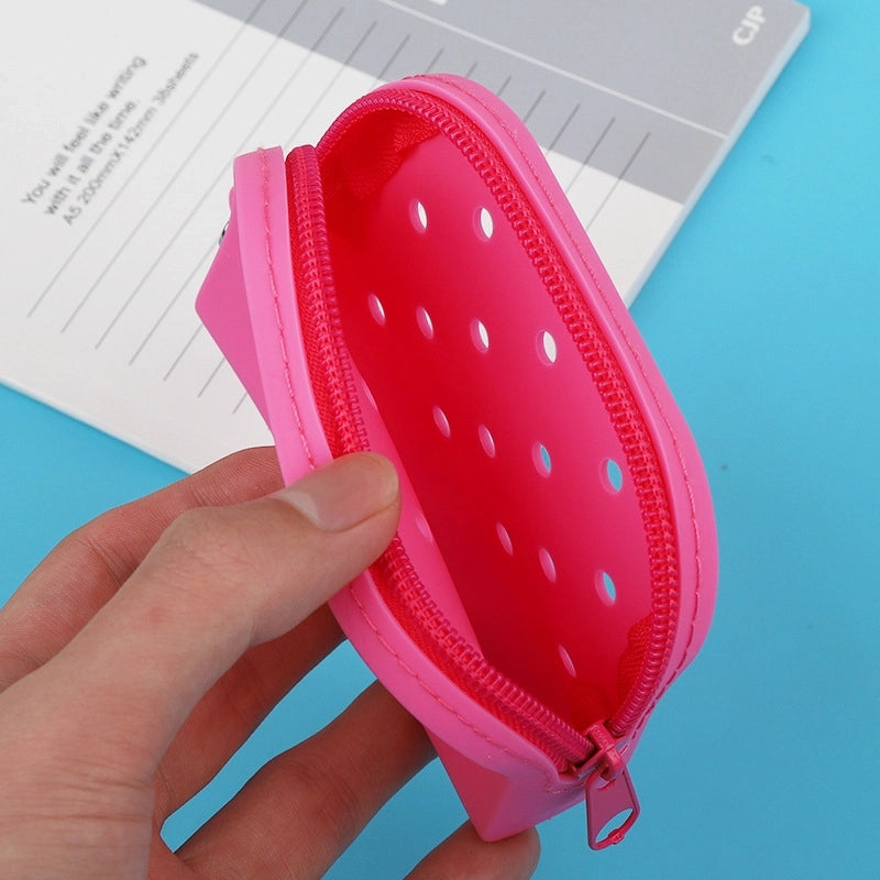 New Cartoon Cave Coin Purse Student Couple Soft Rubber Earphone Bag Silver Coin Bag Bus Card Bank Card Bag