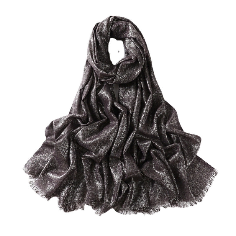 Women's Fashion Solid Color Cotton Shawls
