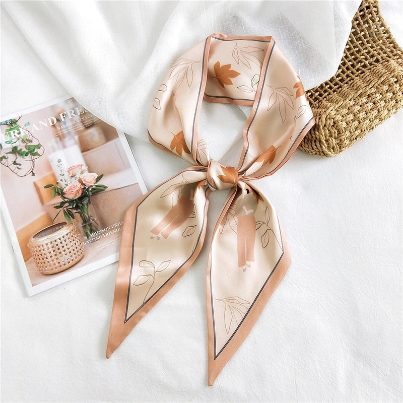 Fashion Printing Long Silk Scarf