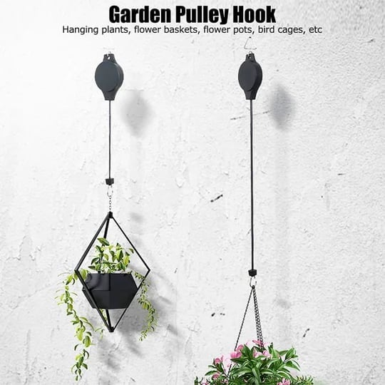 🔥SUMMER HOT SALE - Retractable Hook For Garden Baskets Pots. Birds Feeder