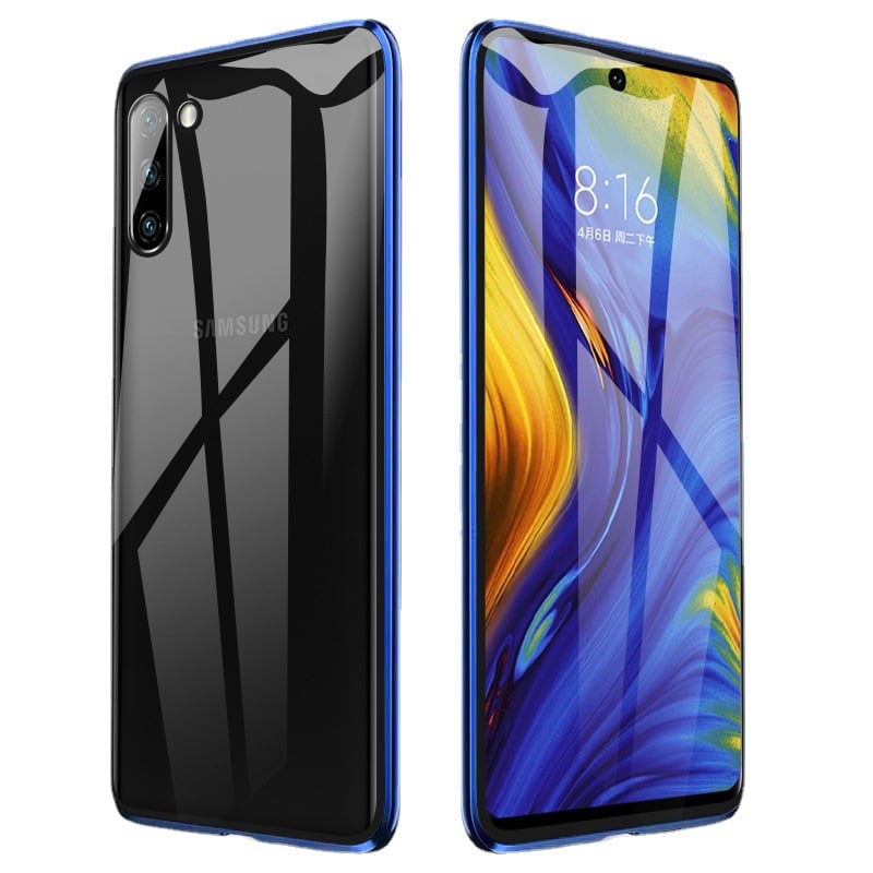Hot Sale  Magnetic Tempered Glass Double-sided Phone Case For