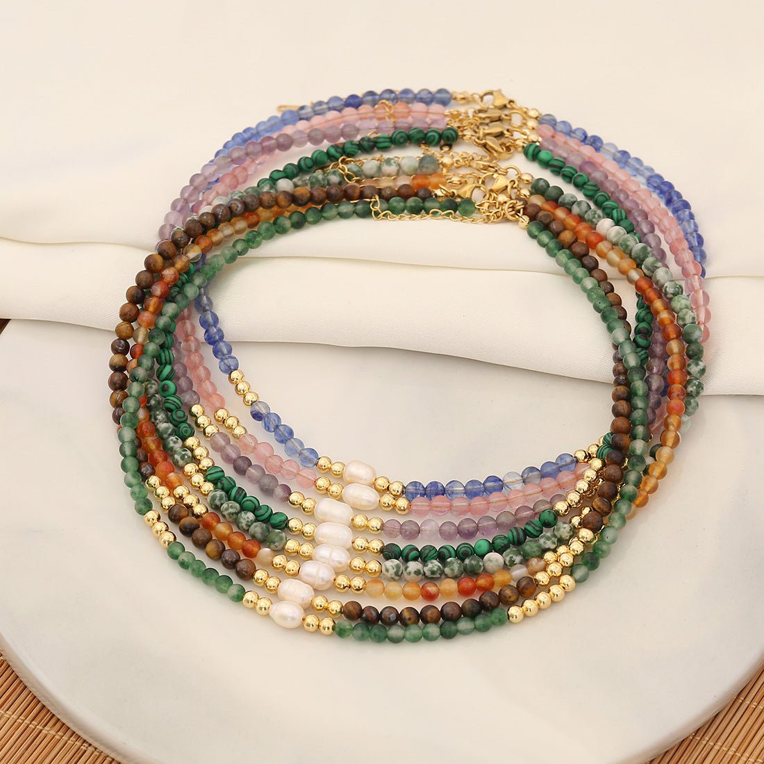 Pearl Natural Stone Handmade Necklaces