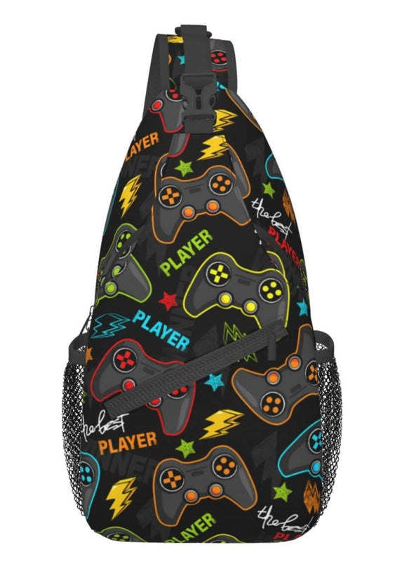 Football Chest Bag Basketball Rugby Baseball Sports Mushroom Chrysanthemum Boys And Girls Adult Shoulder Messenger Bag