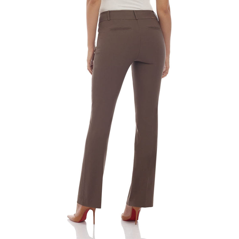 Women's Solid Ease In To Comfort Fit Bootcut Stretch Pant