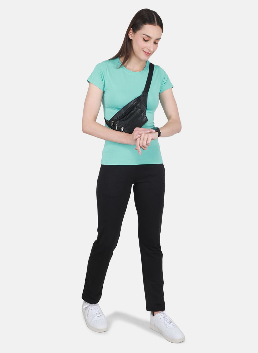 Rock-it Women Turquoise Blue Solid Top