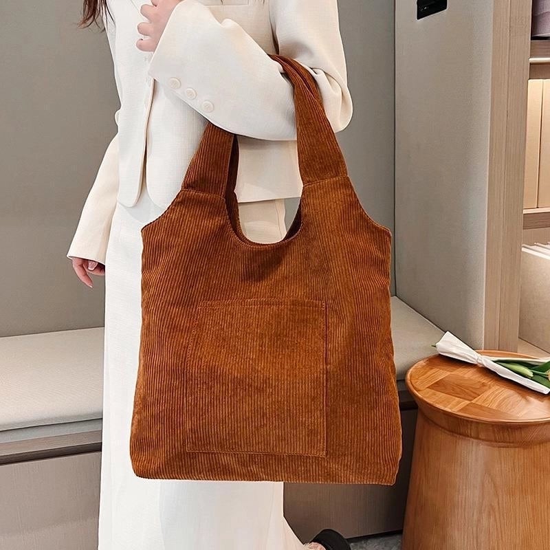 Women's All Seasons Canvas Solid Color Vintage Style Square Magnetic Buckle Handbag