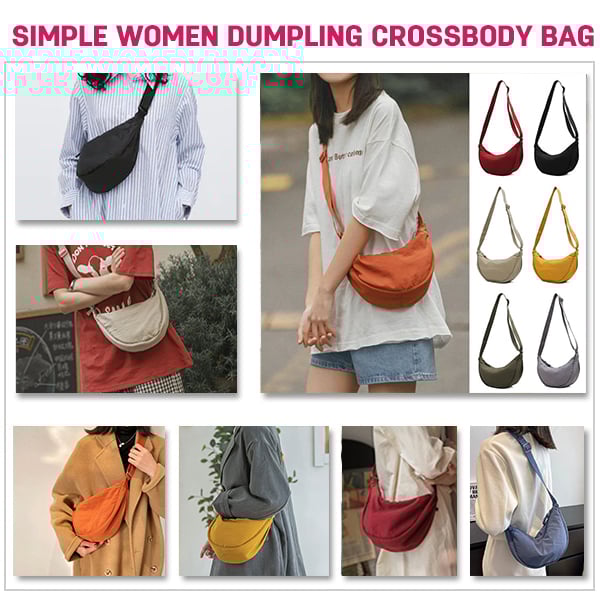 💐Simple Women Dumpling Crossbody Bag✨
