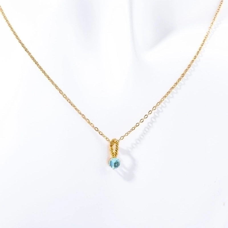 201 Stainless Steel 304 Stainless Steel Titanium Steel Gold Plated Elegant Streetwear Plating Color Block Necklace