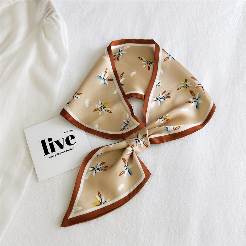 Fashion Printing Small Silk Scarf