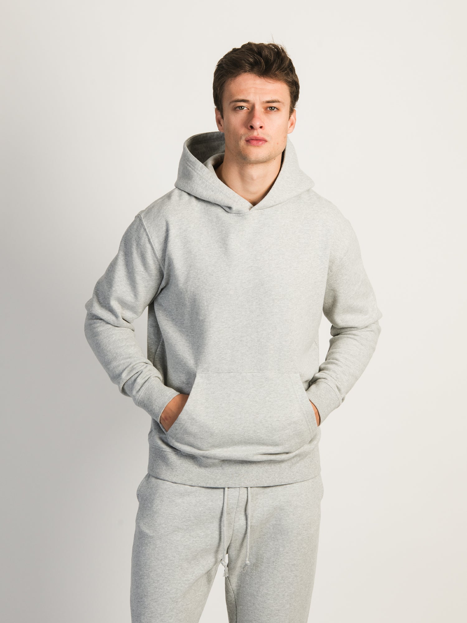 KOLBY PARKER VINTAGE WASH HOODIE - HEATHER GREY