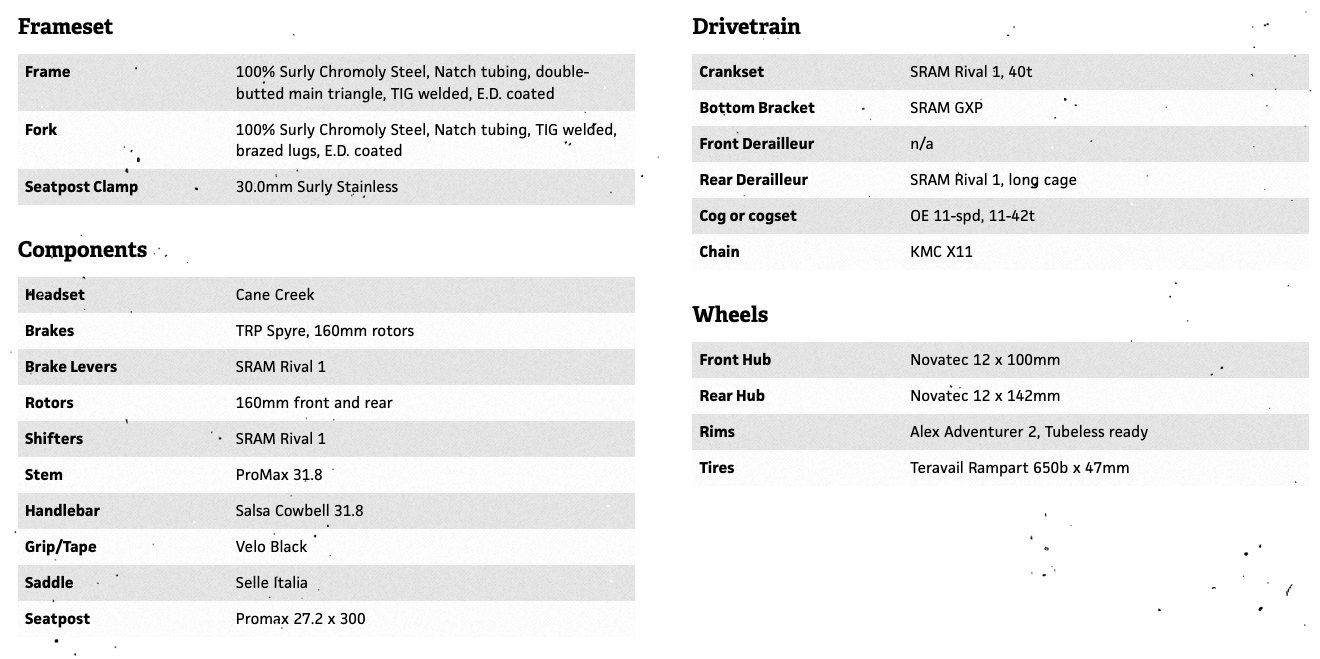 BICICLETA / SURLY / MIDNIGHT SPECIAL / GRAVEL