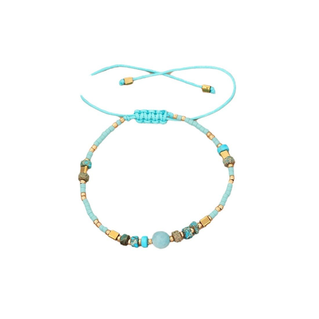 Women Natural Stone Knitting Bracelets