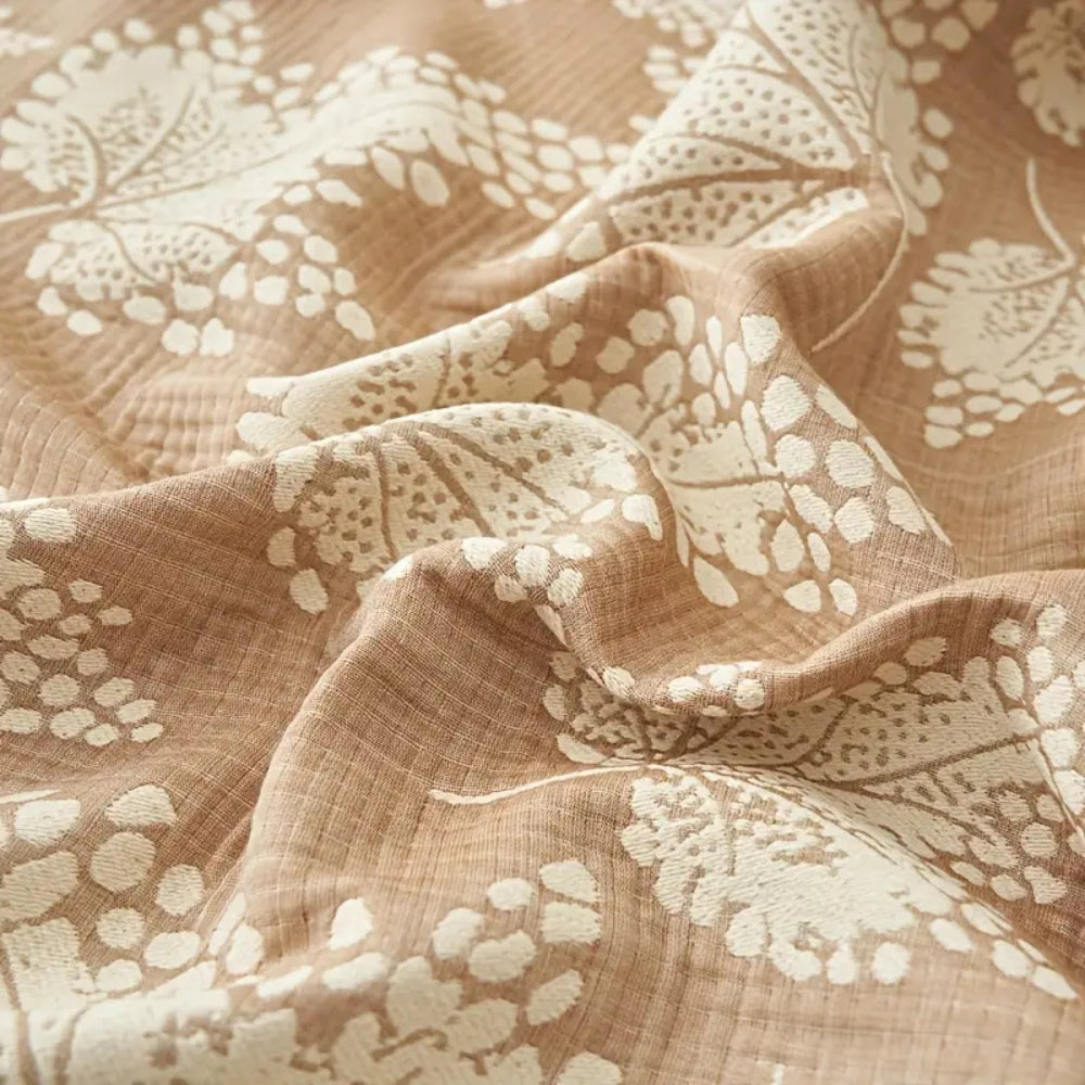 Vine Leaf Cotton Summer Blanket