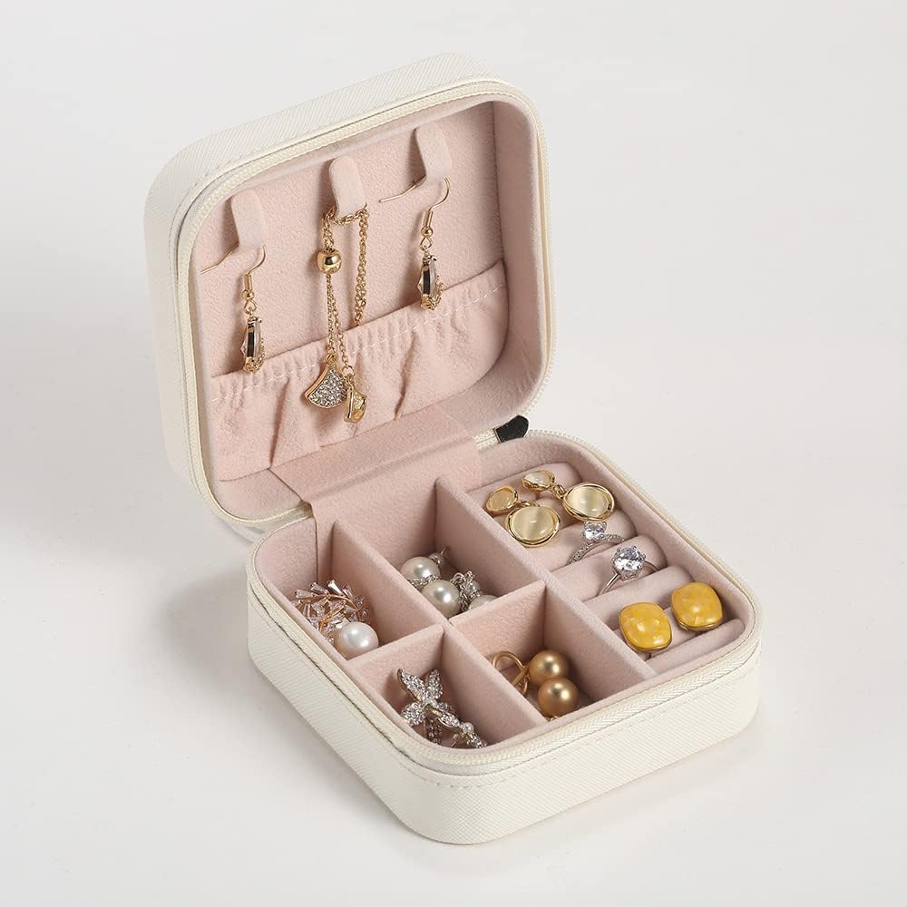 New Mini Jewelry Organizer Box Travel Jewelry Case Box