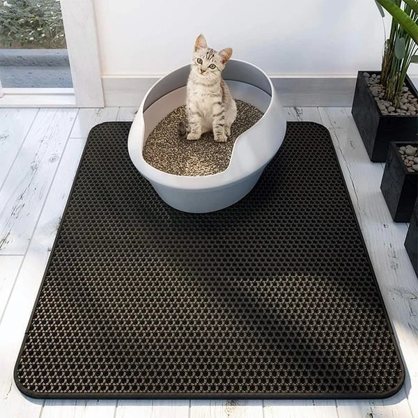 (🔥HOT SALE NOW-49% OFF) Non-Slip Cat Litter Mat (BUY 2 GET EXTRA 10%  OFF)