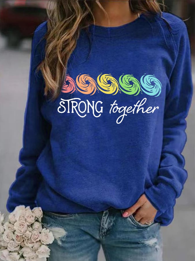 Women's Hurricane Helene 2024 Strong Together Sweatshirt