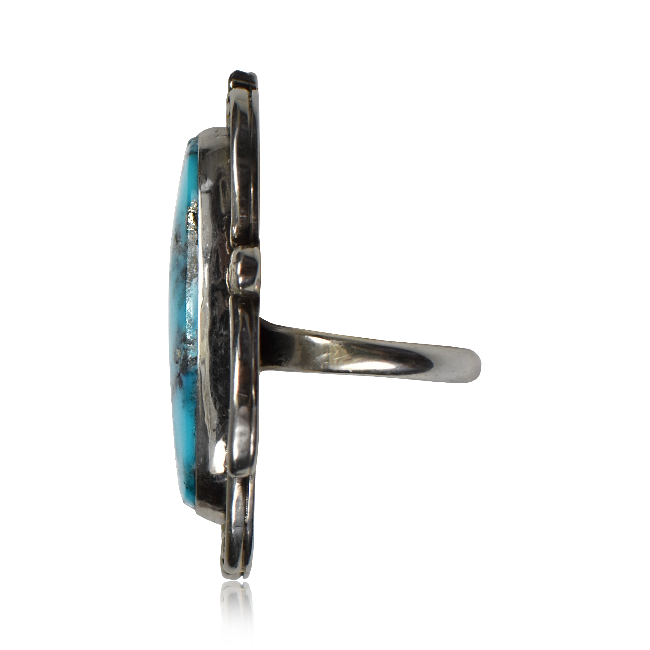 Kingman Turquoise Statement Ring