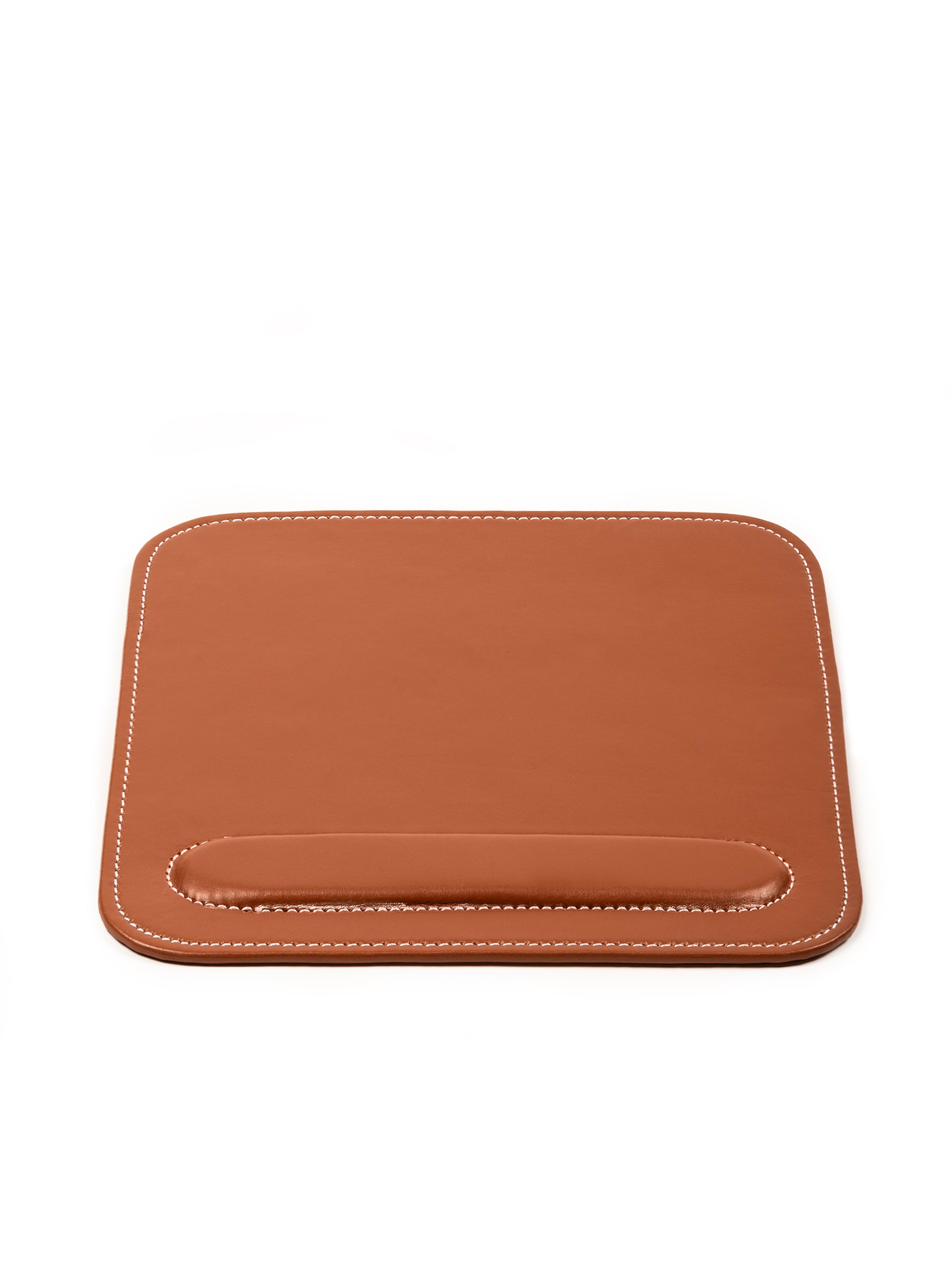 Leather Mouse Pad with Wrist Rest