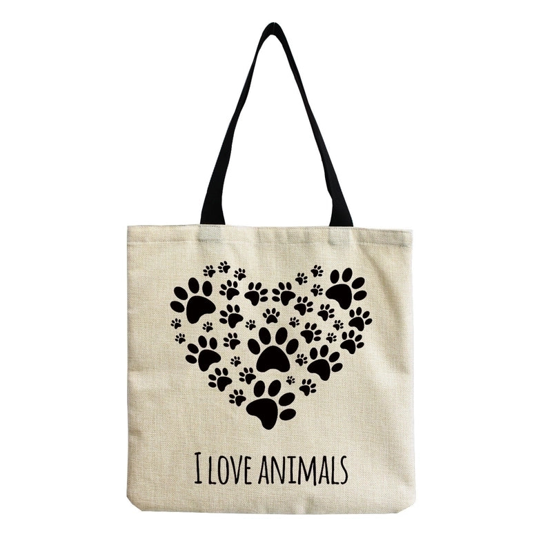 Women's Minimalist Letter Shopping Bags
