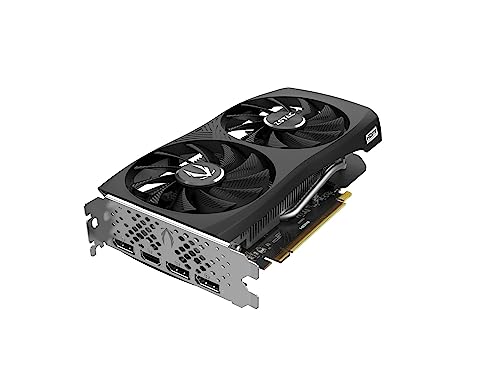 ZOTAC Gaming GeForce RTX 4060 - Tarjeta gráfica compacta para Juegos (8 GB). 8 GB. GDDR6. 128 bits. 17 Gbps. PCIE 4.0. ZT-D40600H-10M