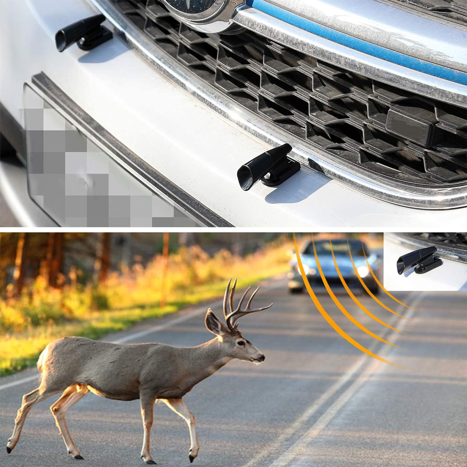 🔥 Ultrasonic Deer Warning Whistle Repeller for Car