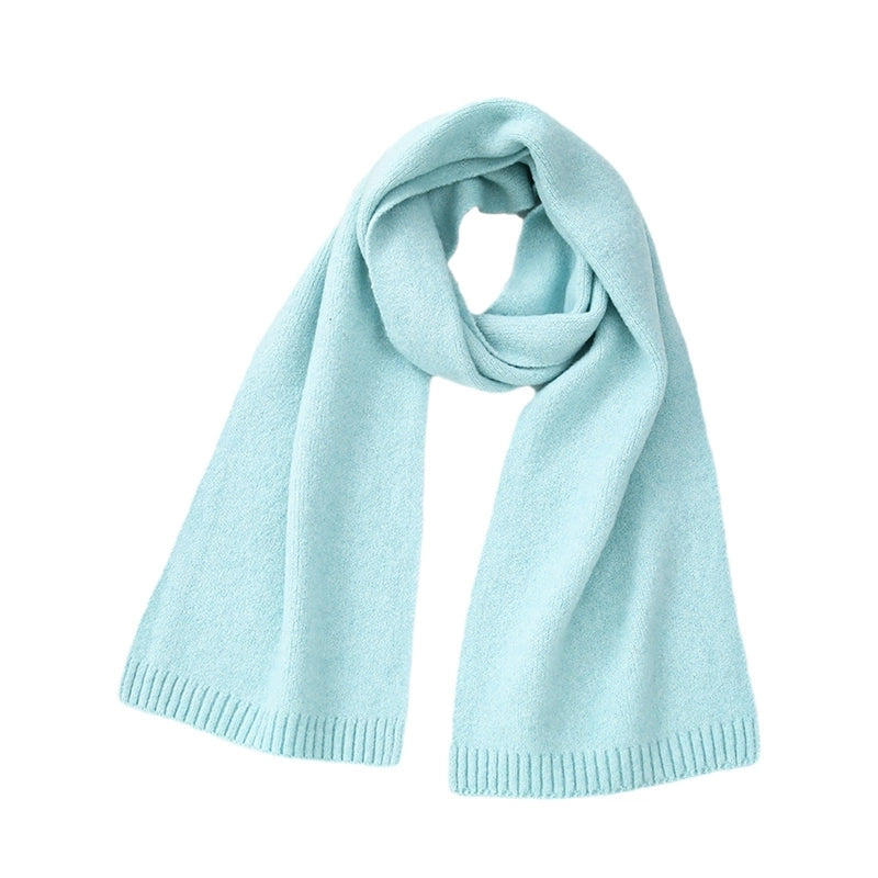 Women's Elegant Business Basic Solid Color Artificial Wool Scarf