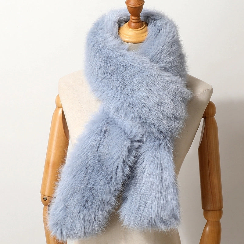Women's Modern Style Classic Style Solid Color Plush Scarf