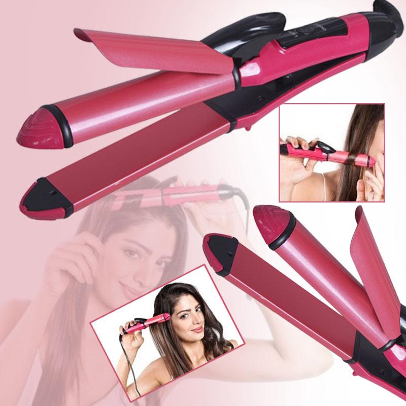 Imported Nova 2 In 1 Hair Curler & Straightener