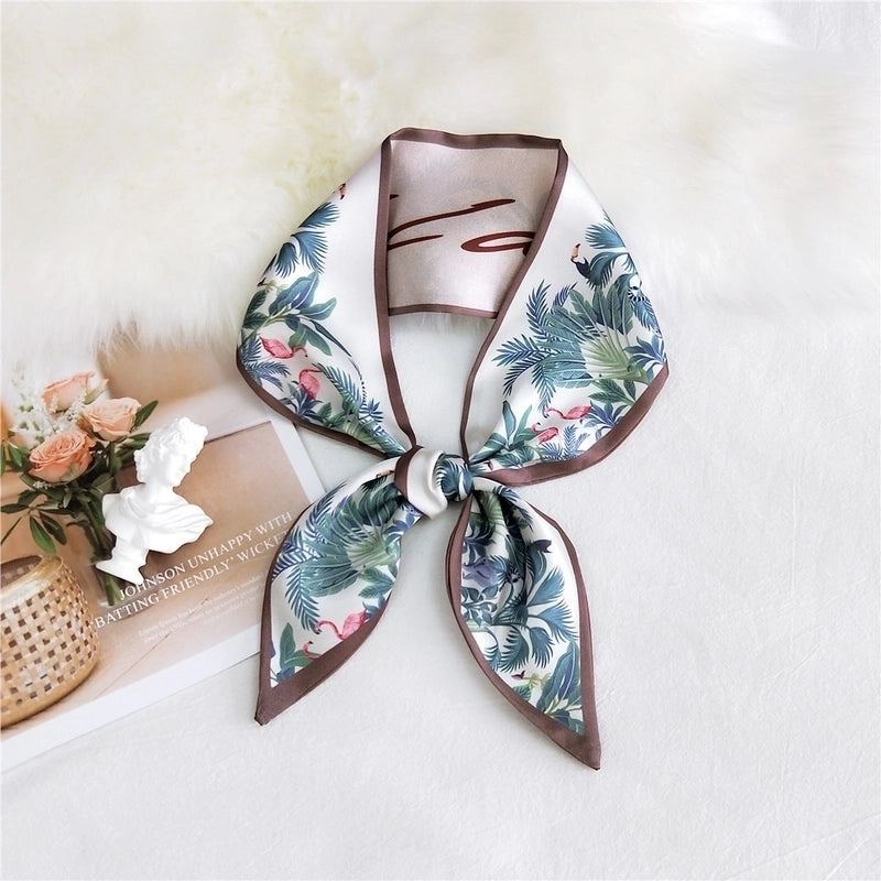 Double-sided Sharp-angled Silk Scarf