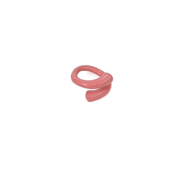 Hand-painted Solid Color Irregular Rings