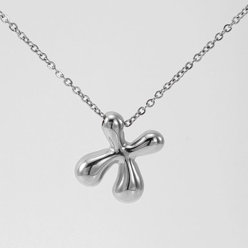 Basic Classic Style Letter 304 Stainless Steel 18K Gold Plated Plating Pendant Necklace
