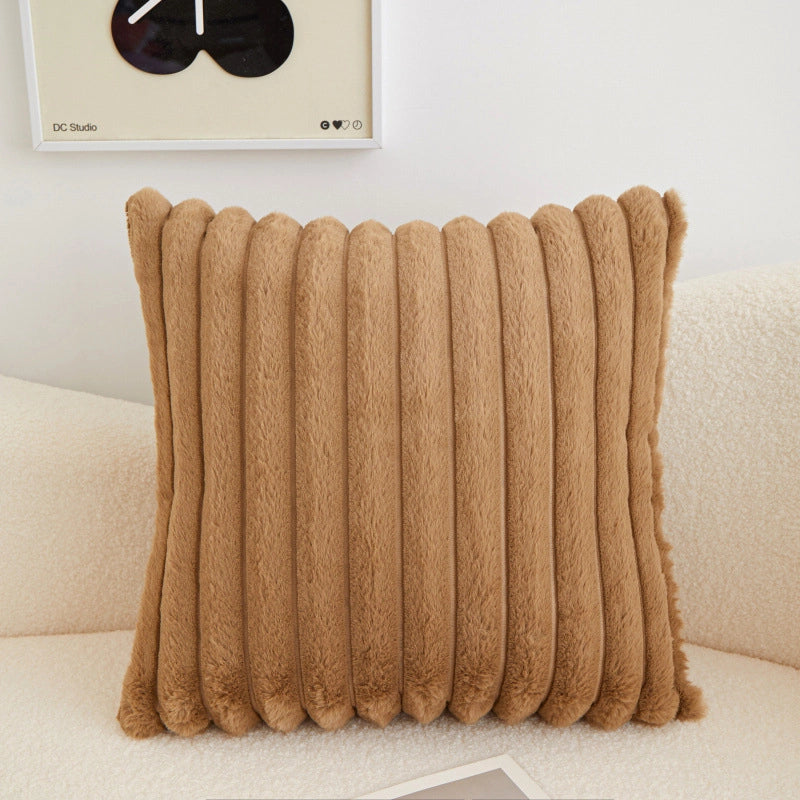 Casual Elegant Minimalist Solid Color PP Cotton Plush Throw Pillow