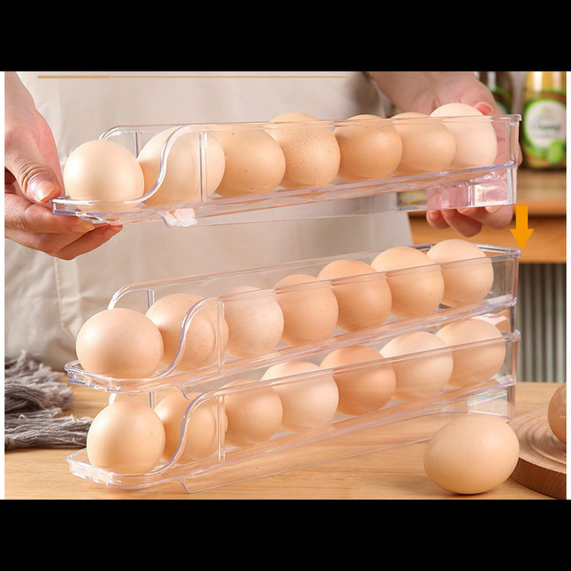 Egg Storage Box . Egg Storage Holder 2 Pcs