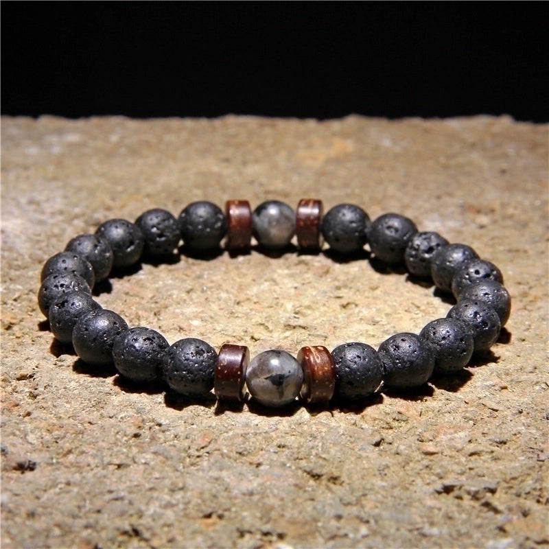 Minimalist Geometric Natural Stone Beaded Bracelets 1 Piece