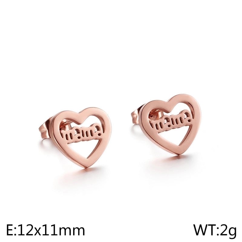 Minimalist Letter Titanium Steel 18K Gold Plated Plating Necklace
